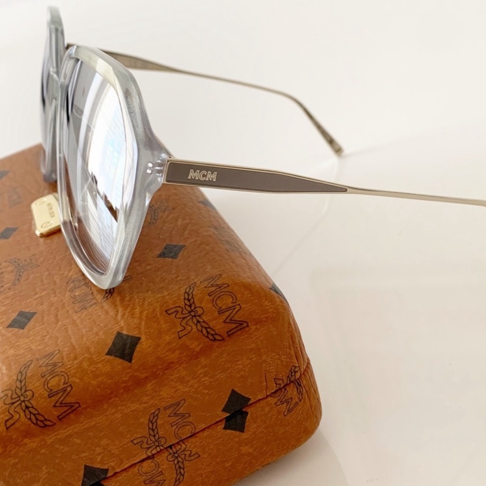 Authentic Mcm Sunglasses - Gray/Clear Frames With… - image 2